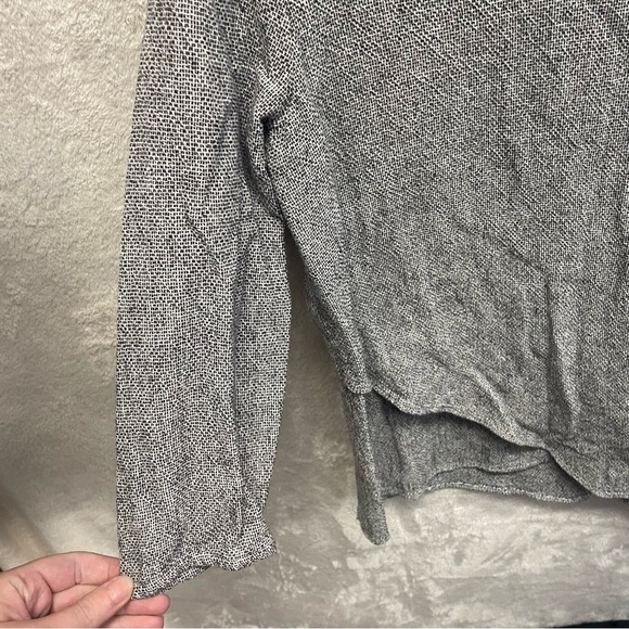 Toofan women’s asymmetric top cotton textured knit size medium lagenlook - Picture 4 of 6